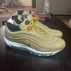 Nike Air Max 97 OG QS “Metallic Gold” (great condition)